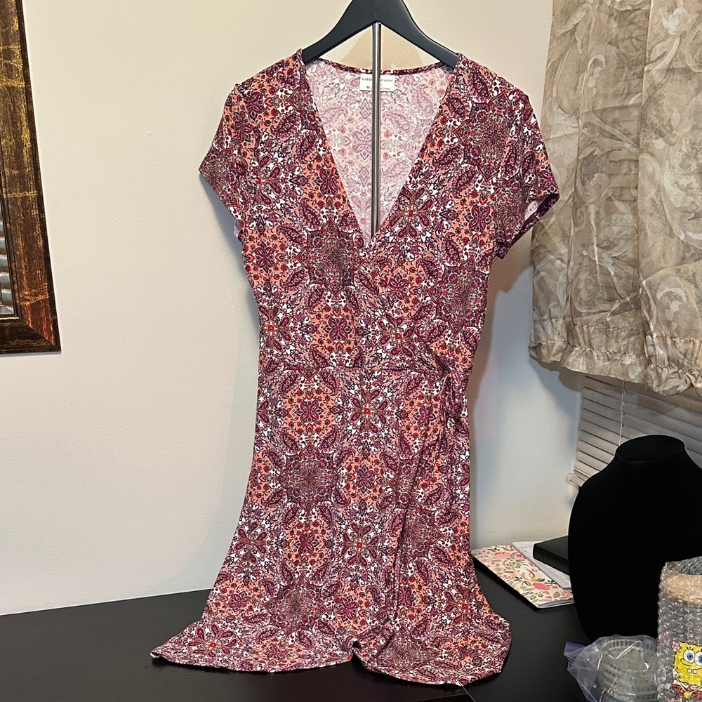 Bobbie Brooks Pink and Purple Mini Dress